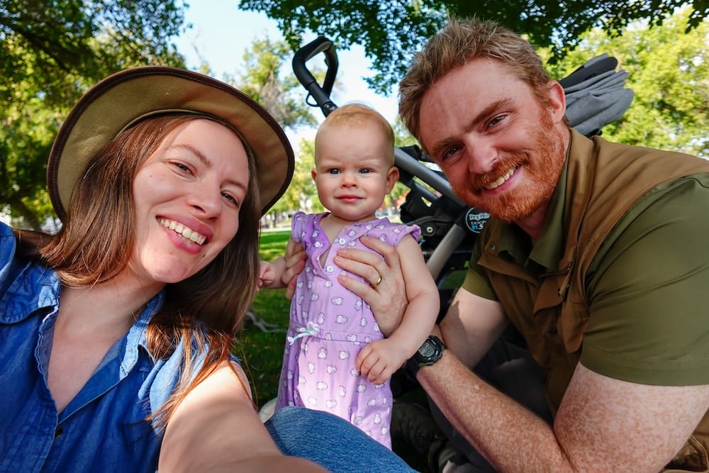 Family park day in Cranbrook, British Columbia